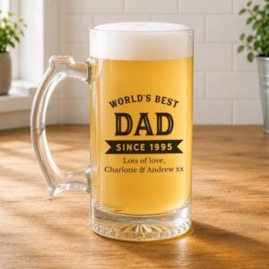 GRAND VERRE DE BIÈRE PERSONNALISÉ